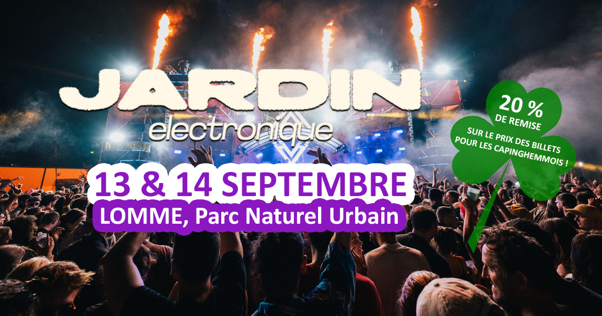 Capinghem - Festival de musiques actuelles Le Jardin Électronique, les ...
