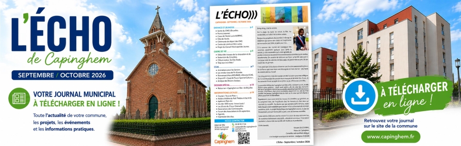 L'Écho de Capinghem. Édition septembre-octobre 2026