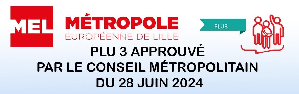 PLU3 approuvé par le Conseil Métropolitain du 28 juin 2024