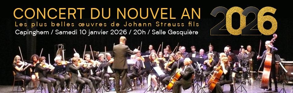 Concert du Nouvel An : samedi 10 janvier 2026, salle Gesquière
