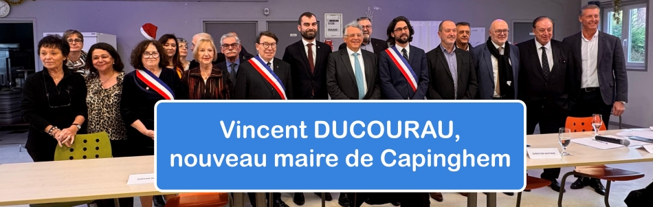 Vincent DUCOURAU, nouveau maire de Capinghem