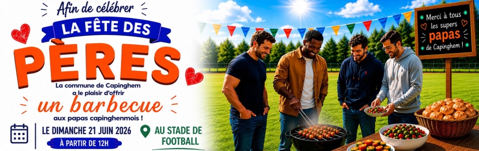 Barbecue des papas le dimanche 21 juin 2026, 12h