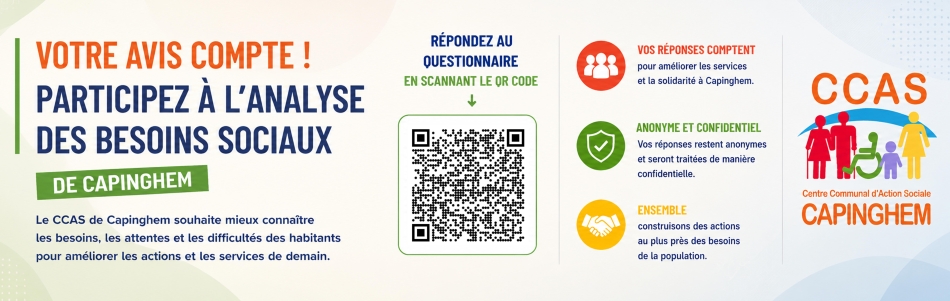 Participez à l'analyse des besoins sociaux du CCAS de Capinghem