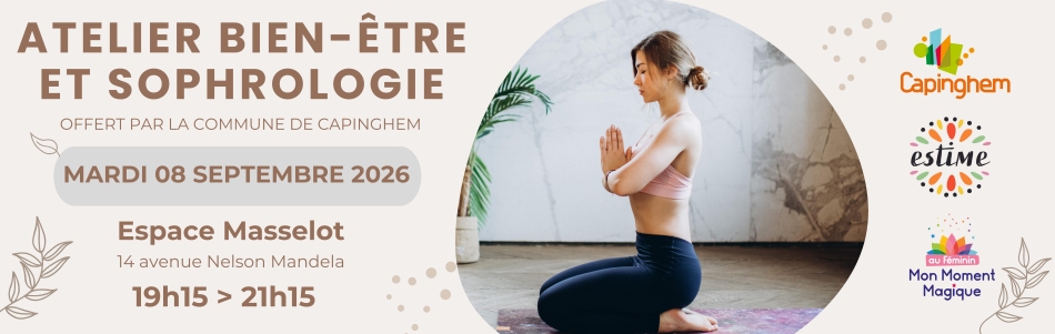 Atelier bien-être et sophrologie le mardi 08 septembre 2026
