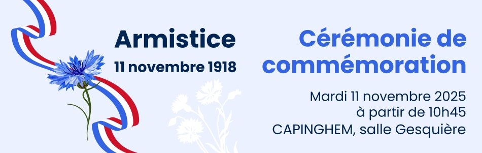 Armistice du 11 novembre 1918 : cérémonie de commémoration le 11 novembre 2025