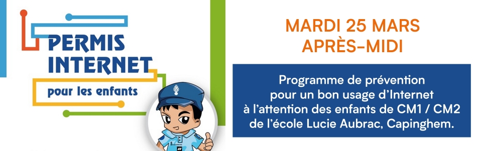 Permis Internet pour les CM1 et CM2, école Lucie Aubrac, le 25 mars après-midi