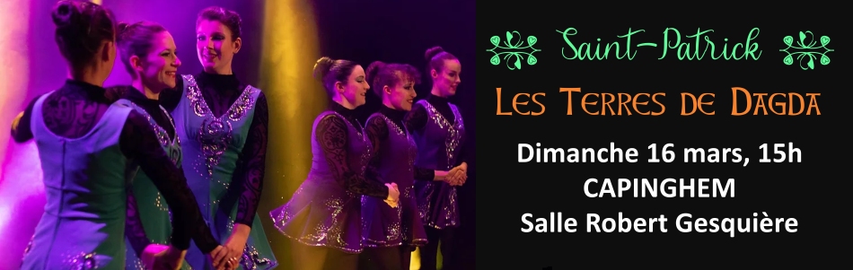 Spectacle de la Saint-Patrick : Les Terres de Dagda, dimanche 16 mars à 15h