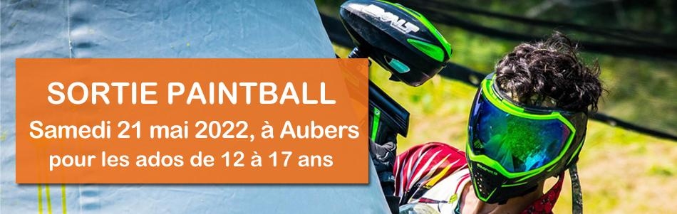 Sortie Paintball pour les ados le samedi 21 mai 2022 à Aubers