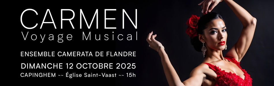 Carmen, Voyage Musical - Concert par l'Ensemble Camerata de Flandre, dimanche 12 octobre, 15h