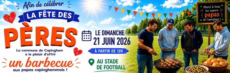 Barbecue des papas le dimanche 21 juin 2026, 12h